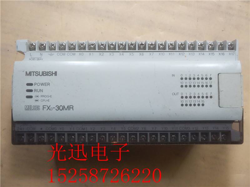 FX0-30MR PLC可编程控制器 二手原装正品拆机 质量包好 FXO-30MR - 图1