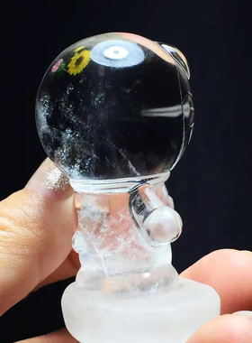 diy原石蓝胖子可爱风家居装饰