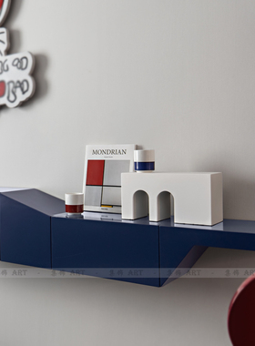 书架家居客厅样板间创意摆件