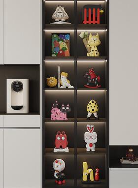 客厅桌面摆件奶油风电视