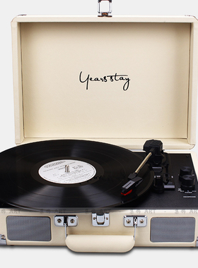 黑胶便携式仿古风飘窗台电唱机