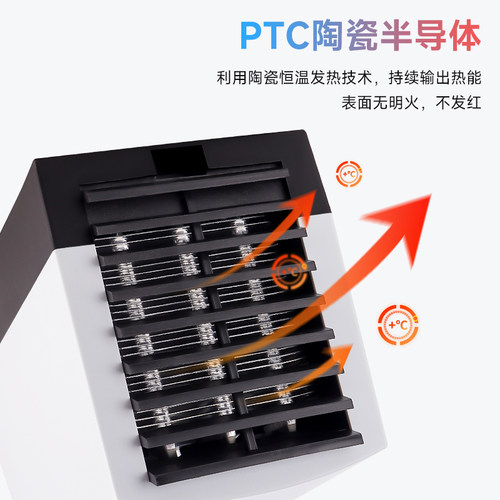 恩爵 机柜空间防潮除湿温控一体型PTC风扇加热器CH500 650W 220V - 图0