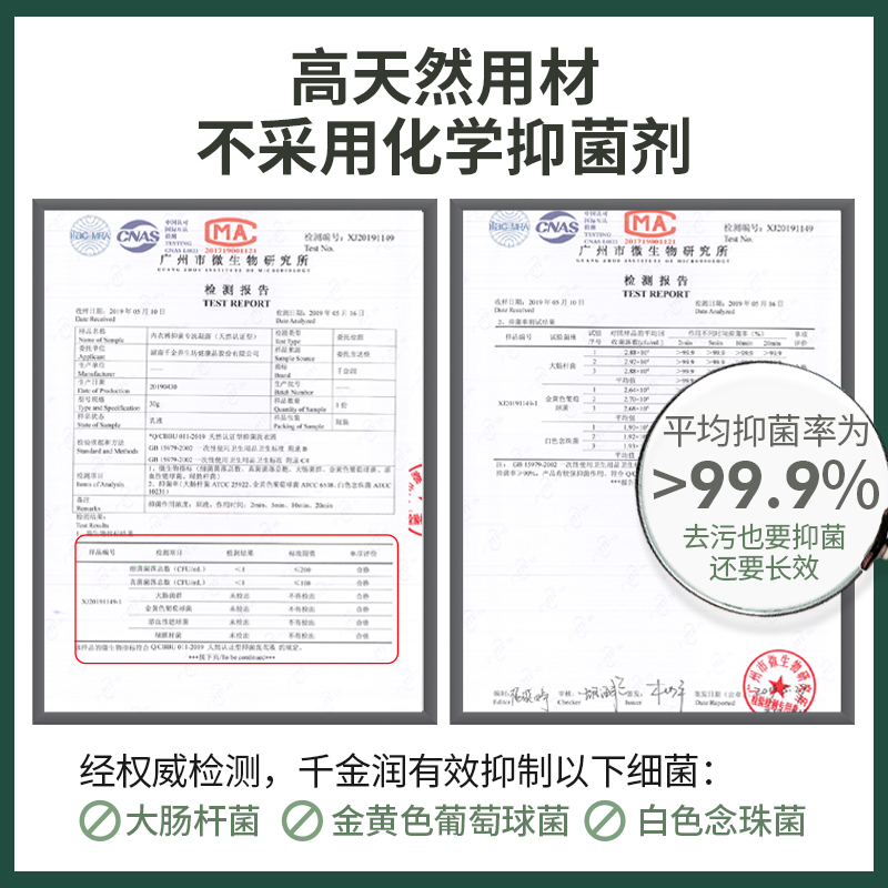 千金润旗舰店千金润内衣内裤洗衣液女士手洗抑菌去渍内衣专用洗衣凝露洗衣液3