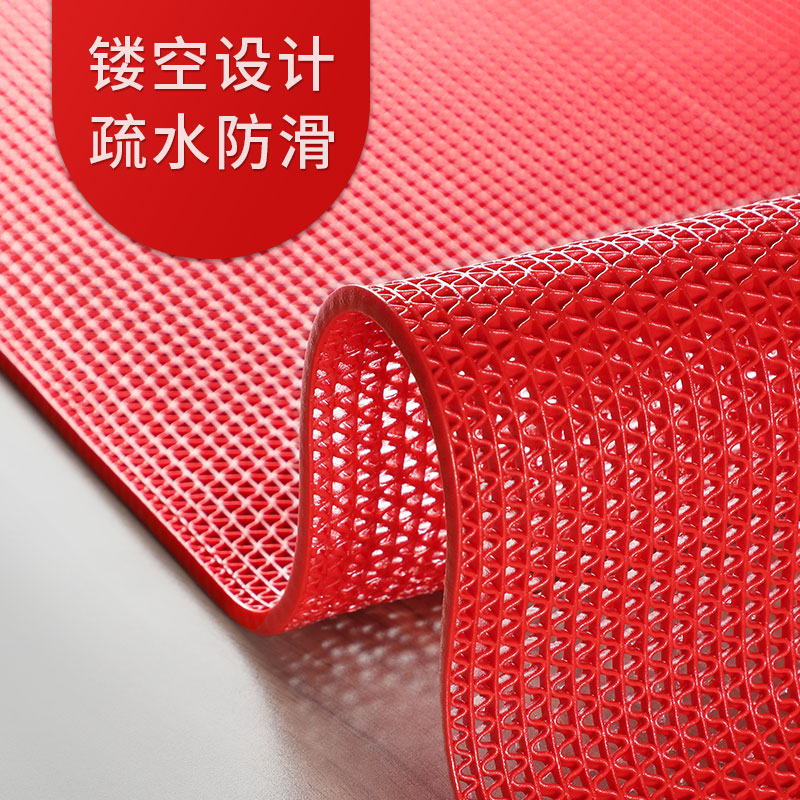 Hollow Bathroom Non Slip Mat Door Carpet Toilet Floor Plastic Hollow Bathroom Non Slip Mat Door