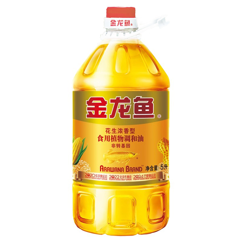 金龙鱼花生浓香型食用植物调和油5L非转家用炒菜调和油-图3