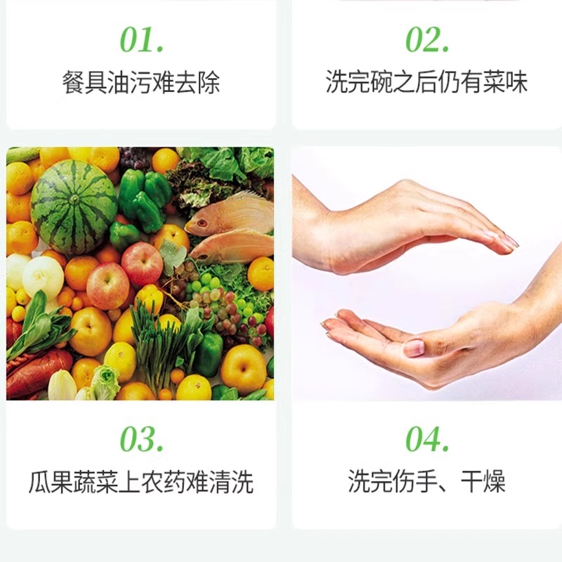 立白洗洁精柠檬大桶按压瓶家用厨房洗涤剂洗碗食品实惠家庭装正品