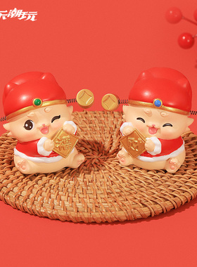 酷乐潮玩瑞兽献福限定摆件