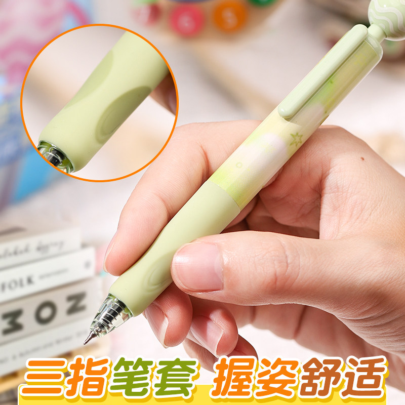晨光转转笔棒棒糖ST头按动中性笔刷题笔速干顺滑0.5mm黑笔小学生初中生黑科技趣味解压旋转笔可爱创意文具,淘宝优惠券,粉丝福利购,淘宝优惠卷