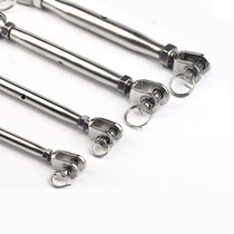 4 Stainless Steel Closed Flower Basket Screw Tightener W Wire Chain Pull Tightener Closed Body Flower Basket Tightener M8