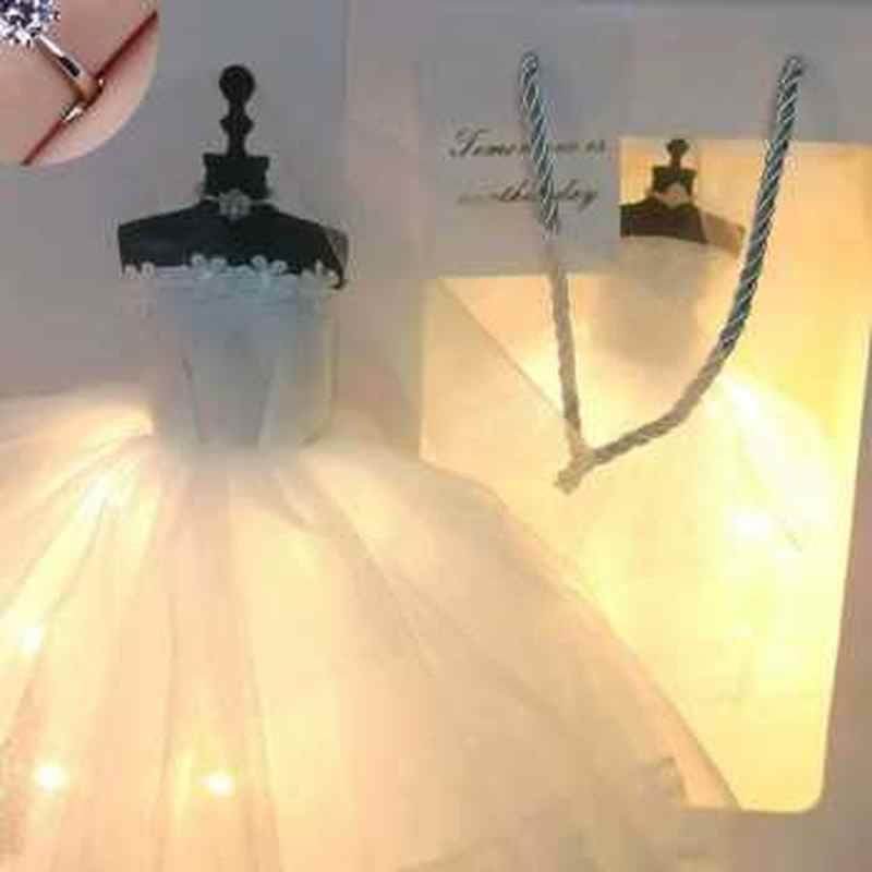 新纱模型礼盒摆件求m婚惊喜盒子女朋友感动哭了的礼物哄开心生日