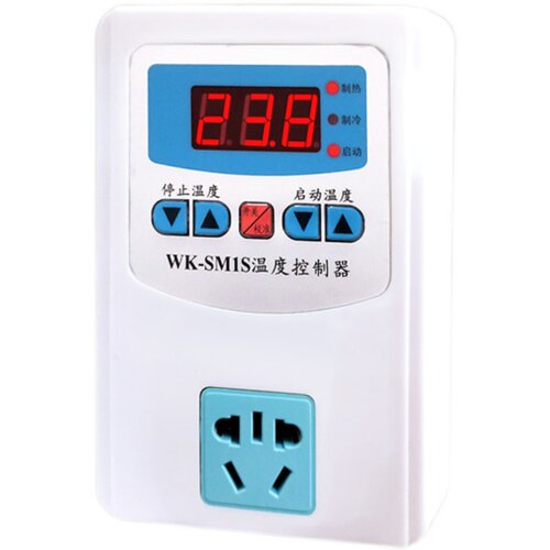 全自动智能数显温控器电子恒温温度控制开关表仪插座爬宠鱼缸养殖 - 图3