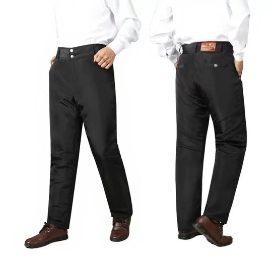 Resistant to minus 30 degrees Celsius, removable lining and complete leather cotton pants