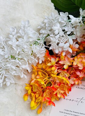 软胶手感丁香花仿真花场