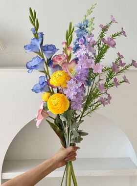 绣球玫瑰仿真花假束客厅