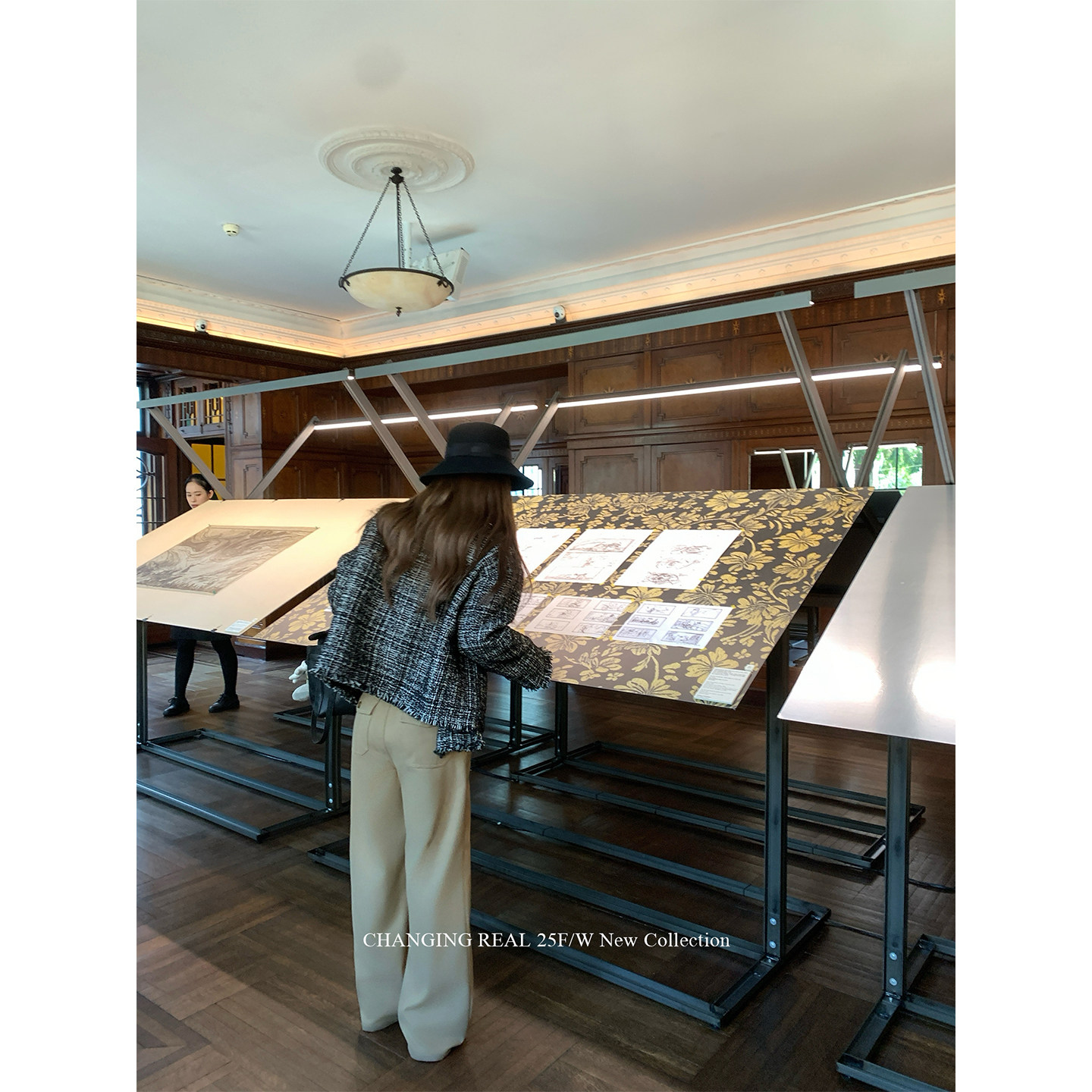 CHANGING REAL 丹麦游记 卡其色毛呢西装裤女秋冬百搭呢子阔腿裤,淘宝优惠券,粉丝福利购,淘宝优惠卷