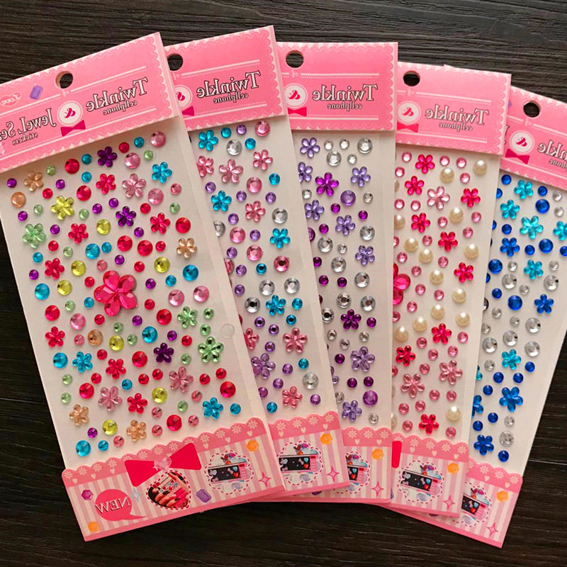 宝石贴纸幼儿园儿童水晶贴手工制作diy爱心钻石贴女孩贴画公主3d立体卡通水钻脸装饰化妆美甲奖励粘贴手机壳,淘宝优惠券,粉丝福利购,淘宝优惠卷