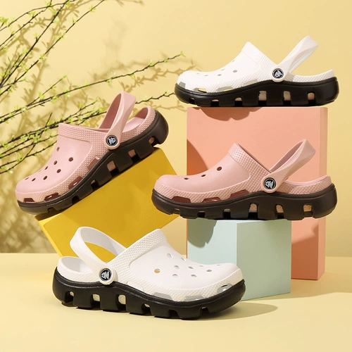 Жизнь той же дыры обуви Чжан Зифенг Оуян Нана Анти -ккиды и песчаные тапочки увеличивают лето