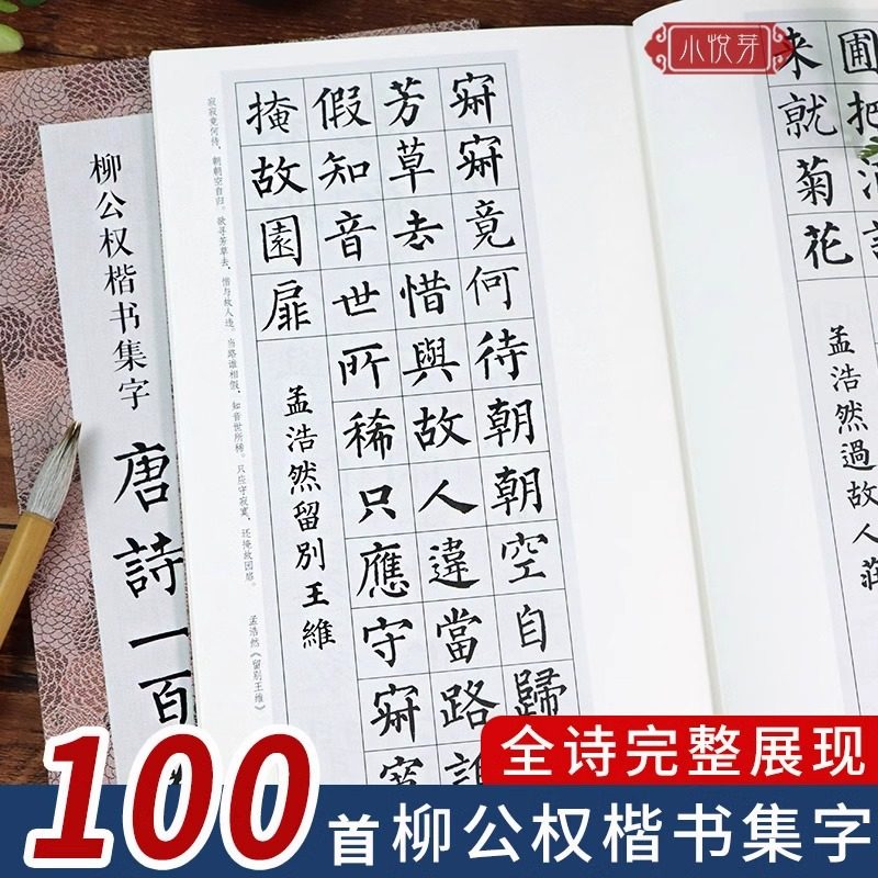 柳公权楷书集字唐诗宋词一百首古文名篇春联120副 玄秘塔碑神策军碑柳体楷书原碑帖集字创作对联古诗词作品毛笔书法入门临摹练字帖,淘宝优惠券,粉丝福利购,淘宝优惠卷