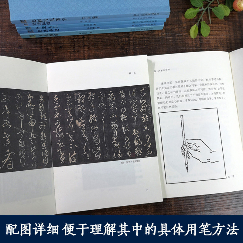 艺文志名家书法经典全套8册 书法入门/笔法探微/书法小史/怎样写毛笔字/书法论略/书法指导/如何练习书法 梁启超马衡等著书法教程