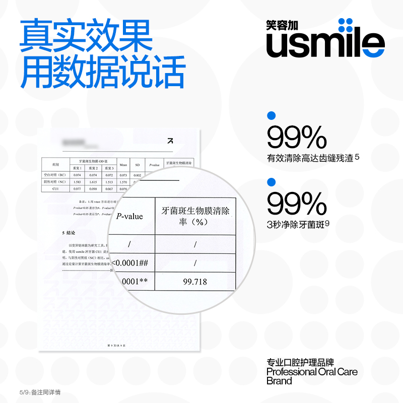 笑容加usmile冲牙器便携式水牙线家用洗牙器牙齿清洁口腔礼物密浪-图2