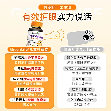 【4瓶】护眼儿童叶黄素美国专利小分子进口[30元优惠券]-寻折猪