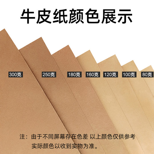 Double sided printing and writing kraft paper