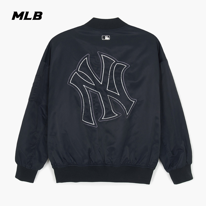 MLB官方男女同款百搭时尚潮流宽松夹棉款夹克外套26春季新款JPB15,淘宝优惠券,粉丝福利购,淘宝优惠卷