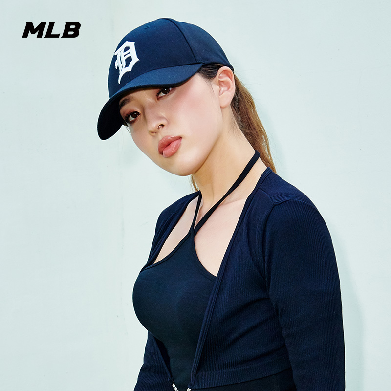 MLB官方 男女情侣硬顶棒球帽经典运动时尚遮阳明星同款CP080 - 图0