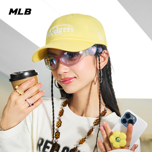 MLB官方 KARINA同款多巴胺糖果色韩系软顶棒球帽春夏CPV31 - 图2