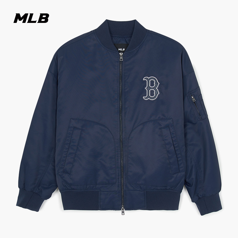 MLB官方男女同款百搭时尚潮流宽松夹棉款夹克外套26春季新款JPB15,淘宝优惠券,粉丝福利购,淘宝优惠卷