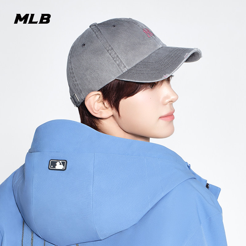 MLB官方 TWS同款百搭显脸小复古软顶棒球帽25冬季新款CPB07/CPB09