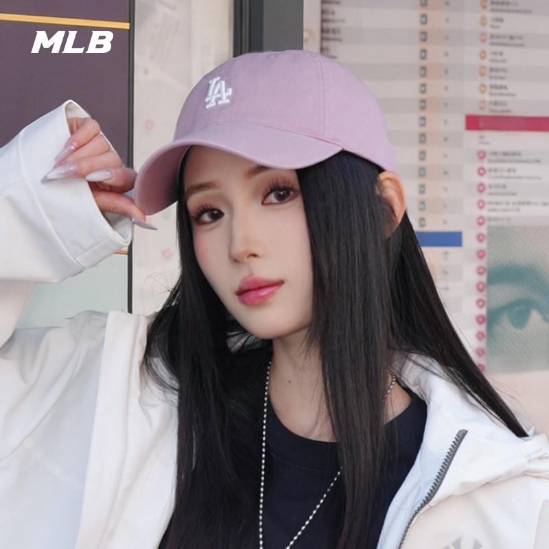 MLB官方 张康乐同款男女时尚百搭软顶棒球帽遮阳帽户外秋冬CP77,淘宝优惠券,粉丝福利购,淘宝优惠卷