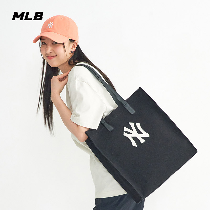 mlb官方男女情侣经典托特包潮拎包 MLB挎包/拎包/休闲包