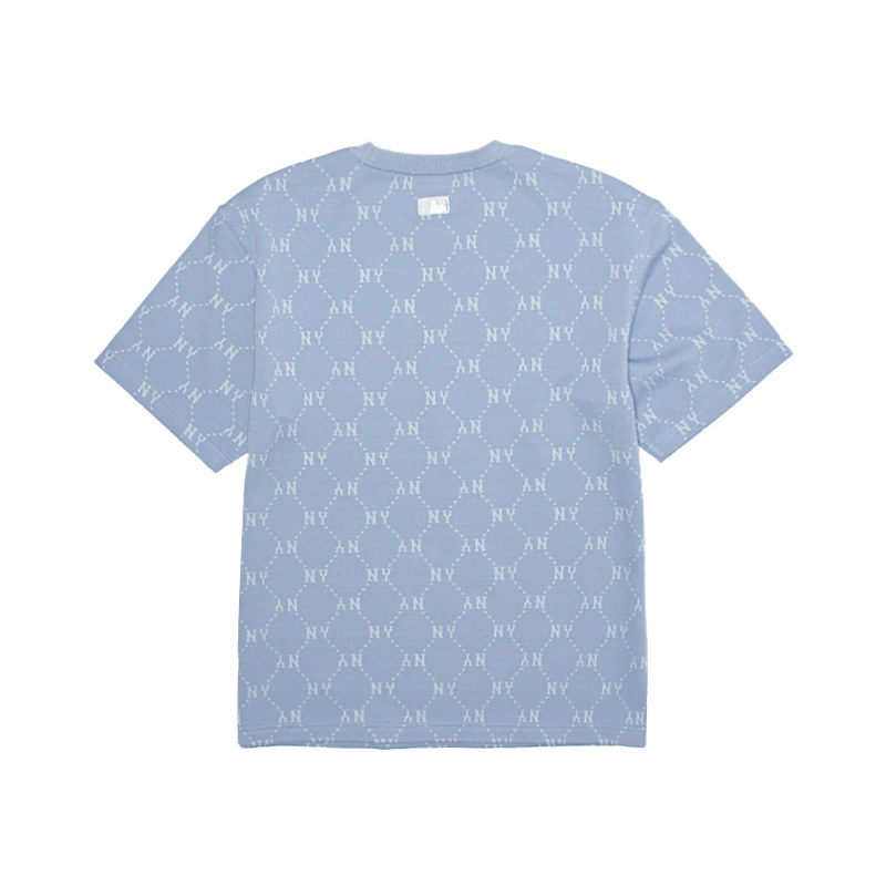 MLB官方 男女同款宽松百搭潮流钻石老花圆领T恤26春季新款TSM11,淘宝优惠券,粉丝福利购,淘宝优惠卷