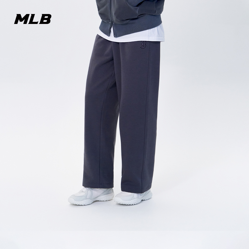 MLB官方 男女情侣保暖加绒百搭阔腿街头休闲长裤25冬季新款PTB22 - 图3