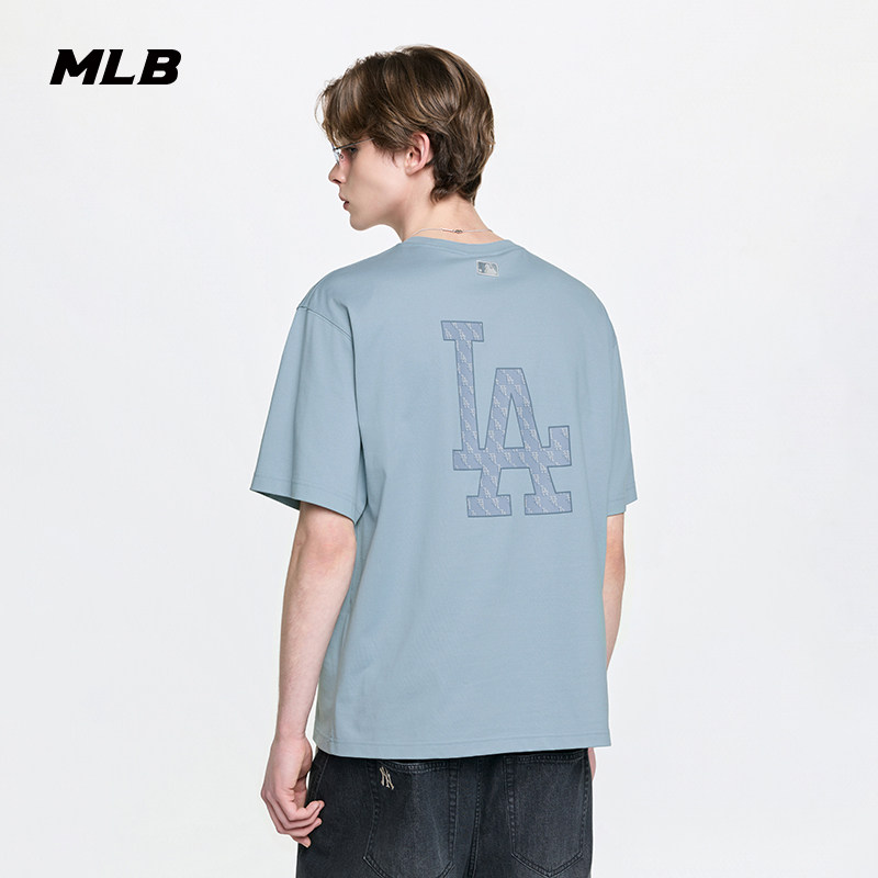 【交个朋友618先加购】MLB官方男女老花大LOGO短袖T恤26新款TSM04