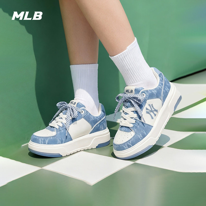 MLB官方 张凌赫张康乐同款百搭厚底增高学长鞋25秋冬SXS01/SXP02