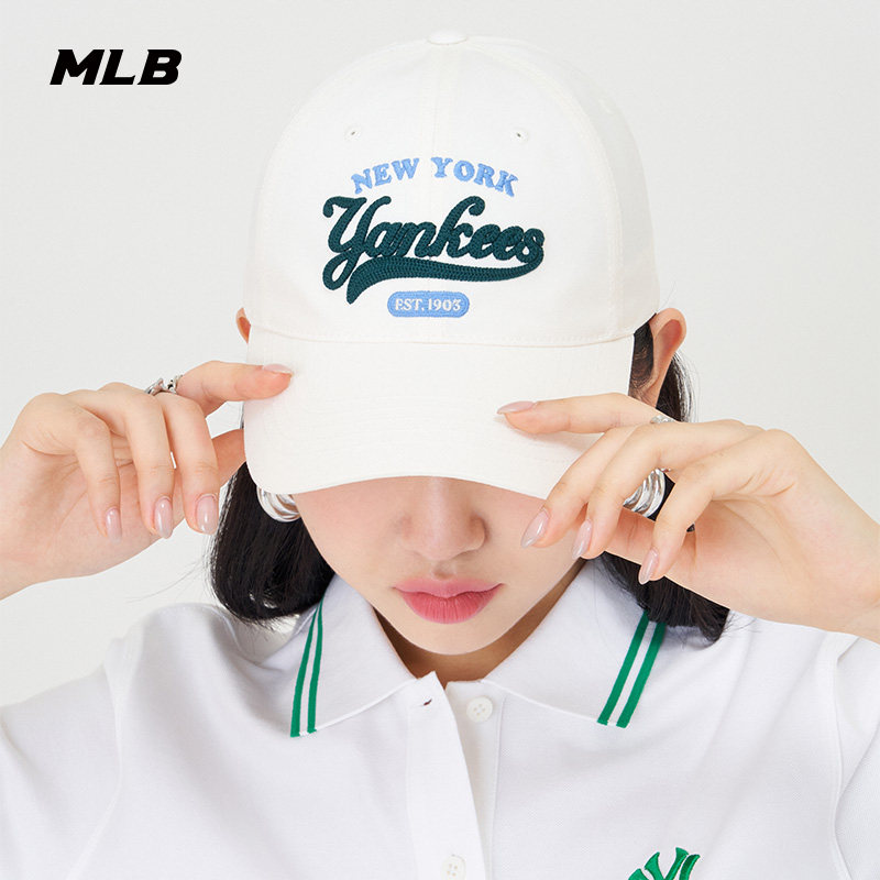 MLB官方 男女学院风撞色刺绣防晒百搭软顶棒球帽CPVL2,淘宝优惠券,粉丝福利购,淘宝优惠卷