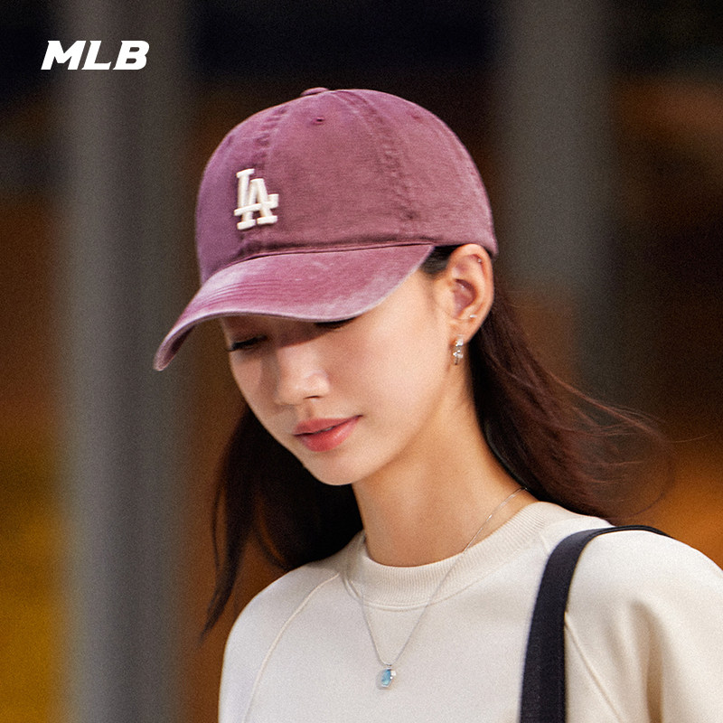 MLB官方 KARINA同款男女鸭舌帽水洗时尚百搭牛仔棒球帽秋冬CPVV1,淘宝优惠券,粉丝福利购,淘宝优惠卷