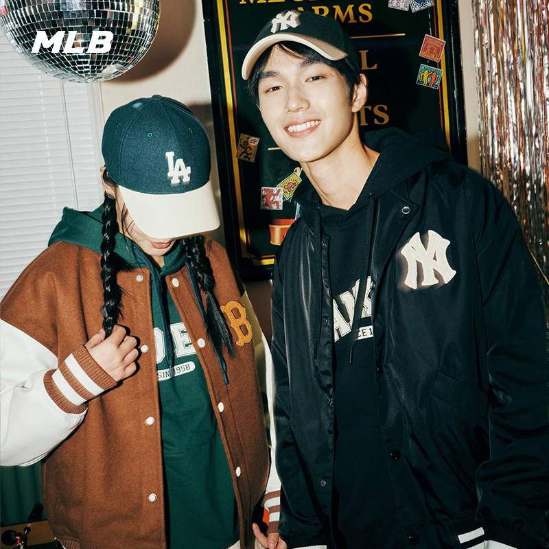 MLB官方 男女情侣休闲学院风棒球服宽松休闲外套春夏JPV04,淘宝优惠券,粉丝福利购,淘宝优惠卷