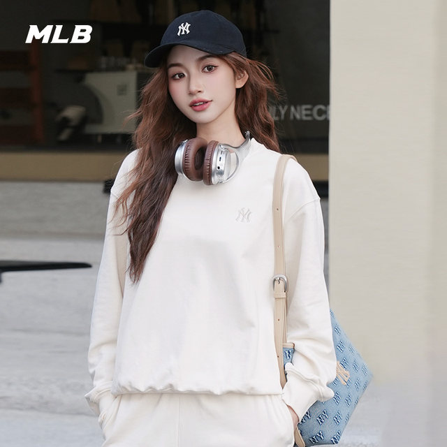 MLB ຢ່າງເປັນທາງການຂອງຜູ້ຊາຍແລະແມ່ຍິງວ່າງຄົນອັບເດດ: ຄົນອັບເດດ: ສີແຂງປ້າຍຂະຫນາດນ້ອຍຮອບຄໍ sweatshirt 26 ພາກຮຽນ spring ແບບໃຫມ່ MTB01