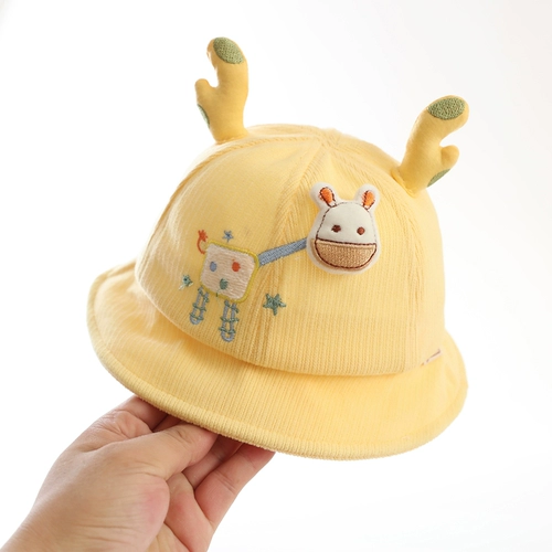 Детская осенняя милая демисезонная шапка для раннего возраста для девочек, защита от солнца
