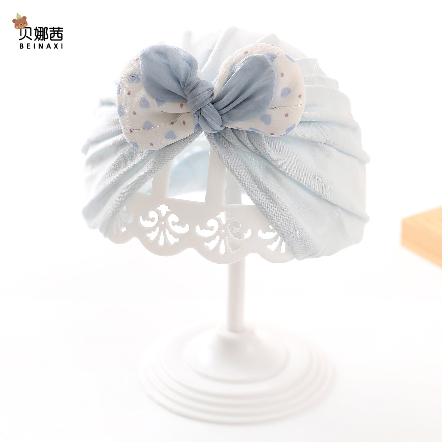 婴儿帽子夏季薄款宝宝女新生儿胎帽婴幼儿单层护卤门无骨帽春秋,淘宝优惠券,粉丝福利购,淘宝优惠卷