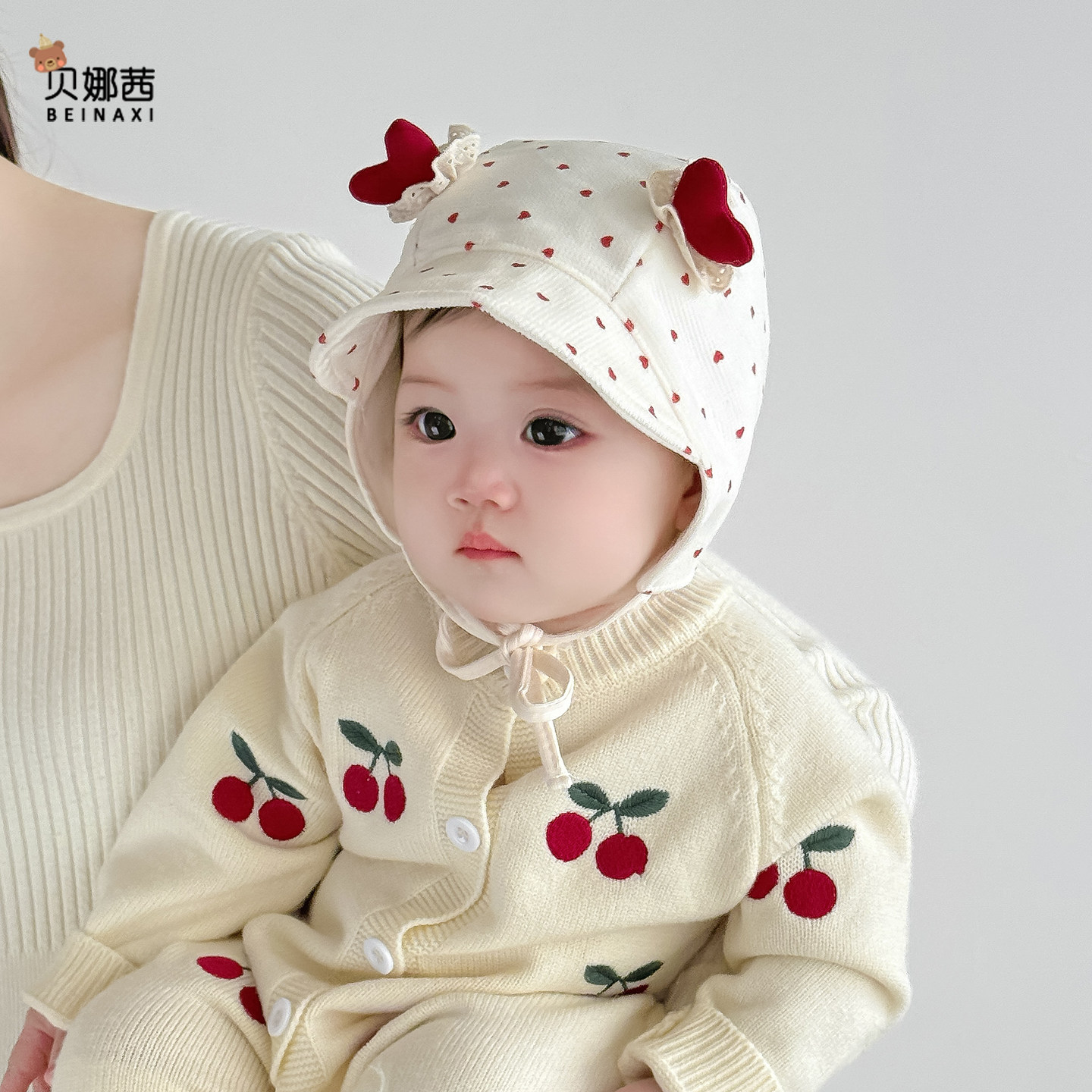 婴儿帽子春秋季薄款宝宝女外出男遮阳帽婴幼儿保暖护耳帽冬天胎帽,淘宝优惠券,粉丝福利购,淘宝优惠卷