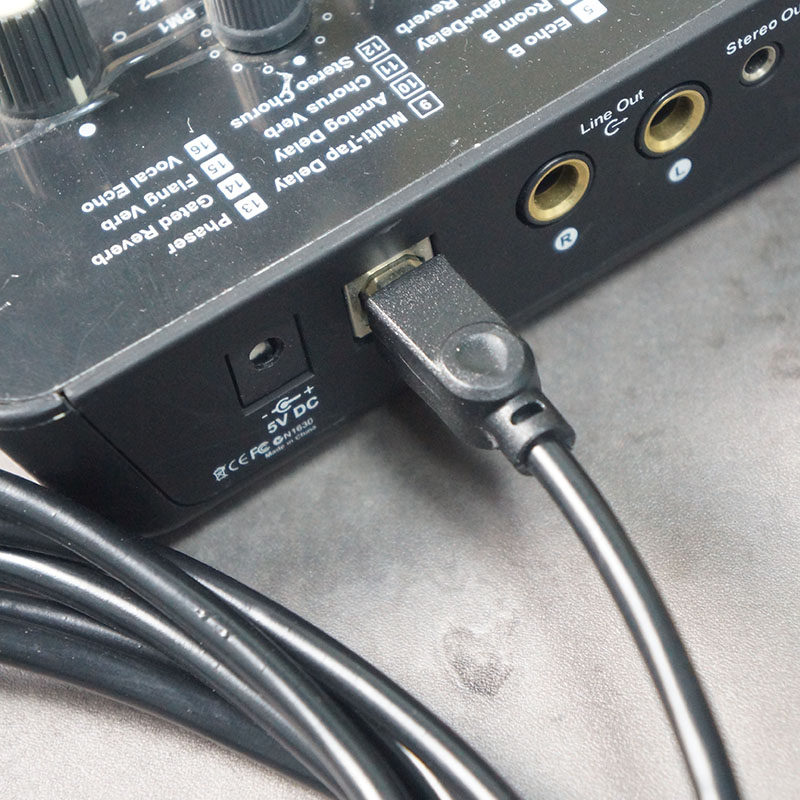 电钢琴电鼓midi键盘连接线电脑声卡电子琴数据线转接usb线方形b口