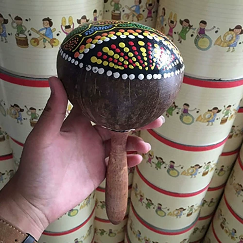 Оригинальный маракас, окрашенные профессиональные музыкальные инструменты, ударные инструменты с аксессуарами