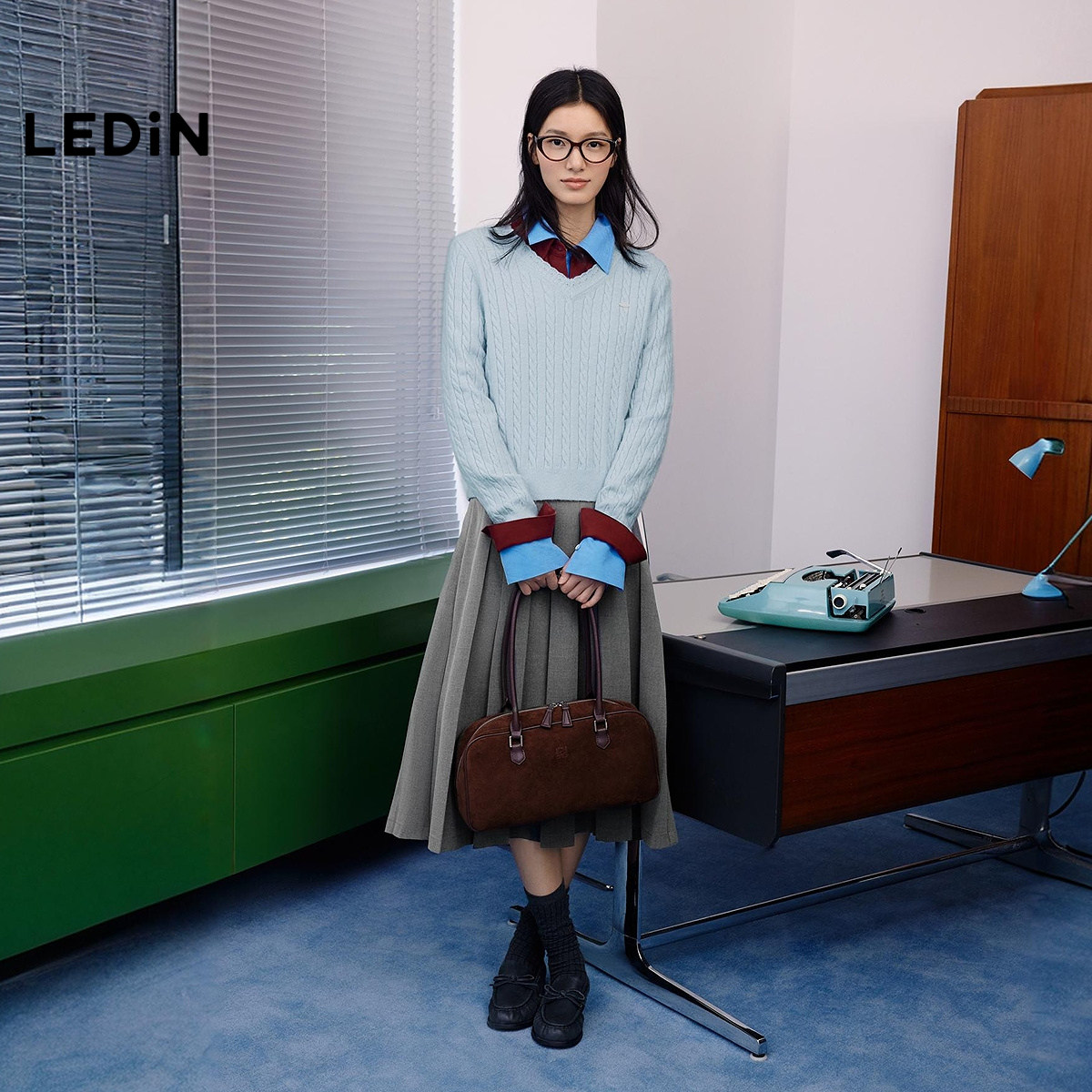 【7-day】乐町绞花宽松毛衣女冬季新款内搭上衣毛针织衫,淘宝优惠券,粉丝福利购,淘宝优惠卷