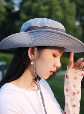男女夏季户外透气渔夫帽太阳帽