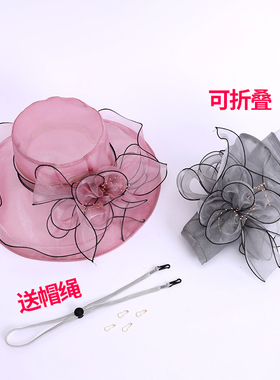女盆帽防紫外线遮阳渔夫帽帽子
