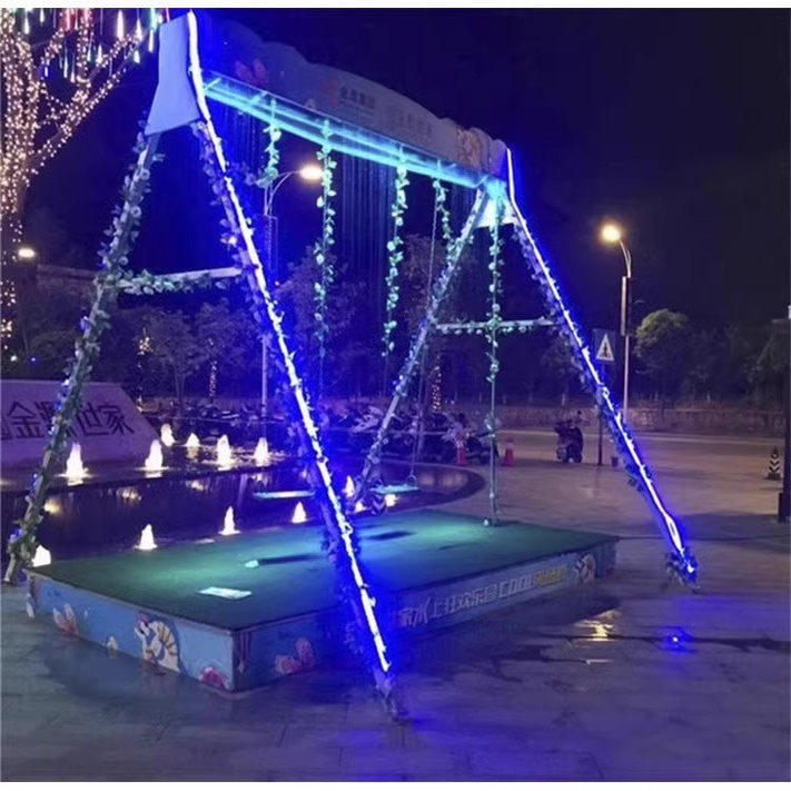 水幕秋千网红七彩编程互动景区广场互动装置数码秋千瀑布秋千雨幕,淘宝优惠券,粉丝福利购,淘宝优惠卷